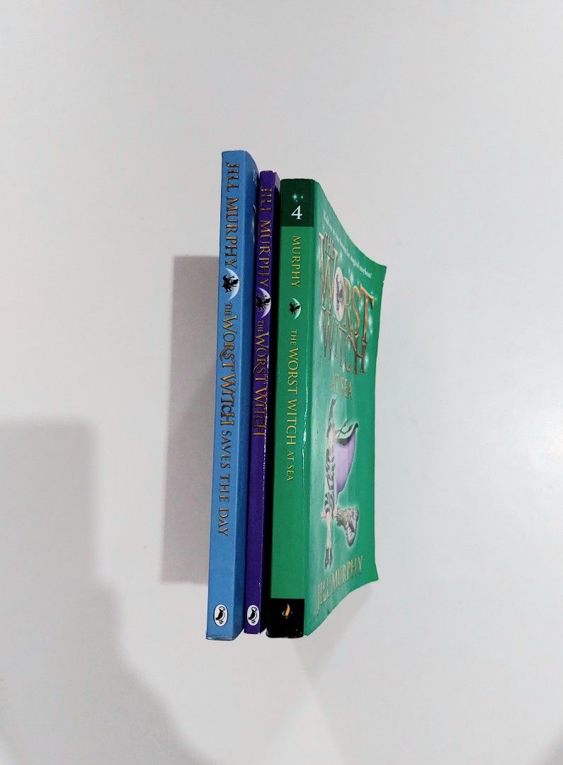 TAKE ALL FOR P150 | The Worst Witch by Jill Murphy (Category: Storybooks) located in Tanauan. Submitted by solanareads (Listing ID 1467736604, Image 2). Description: 📚 major bookshelf clean out / clearance sale ~ — RFS: decluttering my bookshelves and switching to digital books — MOP: Gcash | fast shipping *feel free to send a message if you wish to negotiate the price :).