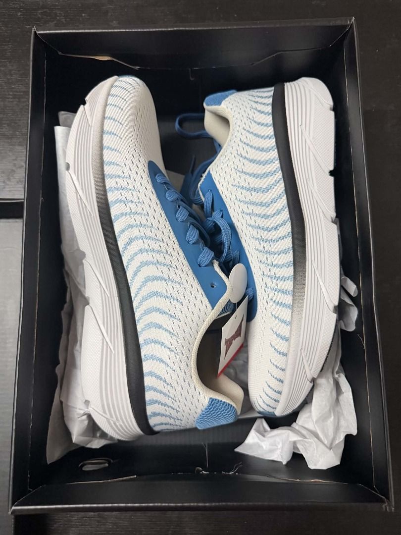 Tapout Light Grey/Blue Sneakers (Category: Sneakers) located in Minglanilla. Submitted by dthreestore (Listing ID 1467833886, Image 1). Description: Tapout sneakers in light grey and blue, size EUR 41 (US 8.0). Comes with original box and tags. Grab these stylish kicks today! ▪︎Php 1,380 ▪︎Brand New Authentic ▪︎Can ship nationwide ▪︎Follow us on Facebook: D3 Store ▪︎Mode of Payment: Cash/Gcash 🚚 Maxim / J&T (Shipping fee will be shouldered by th
