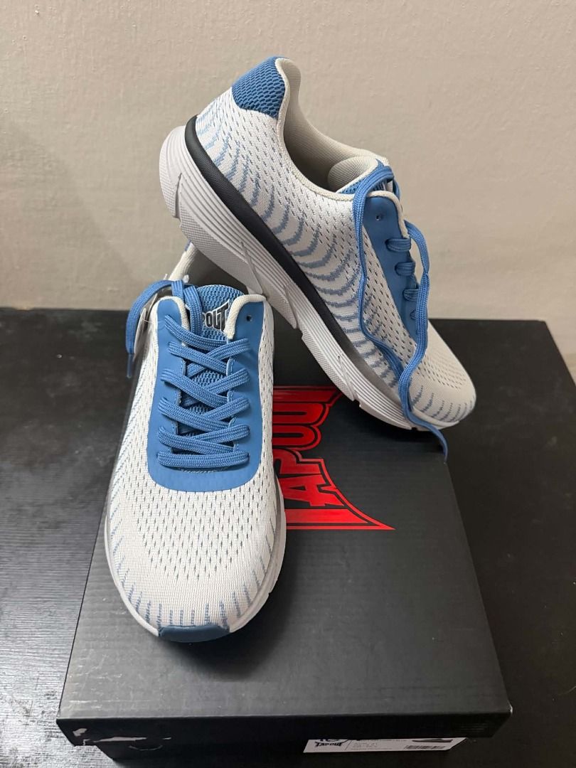 Tapout Light Grey/Blue Sneakers (Category: Sneakers) located in Minglanilla. Submitted by dthreestore (Listing ID 1467833886, Image 2). Description: Tapout sneakers in light grey and blue, size EUR 41 (US 8.0). Comes with original box and tags. Grab these stylish kicks today! ▪︎Php 1,380 ▪︎Brand New Authentic ▪︎Can ship nationwide ▪︎Follow us on Facebook: D3 Store ▪︎Mode of Payment: Cash/Gcash 🚚 Maxim / J&T (Shipping fee will be shouldered by th