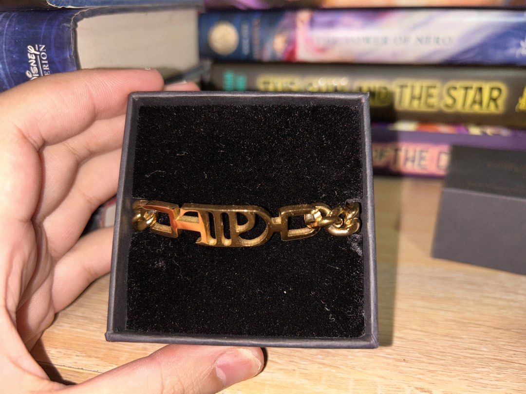 Taylor Swift TTPD Bracelet (8.5) (Large) (Category: Bracelets) located in Manila. Submitted by ninadcaps (Listing ID 1467746577, Image 2). Description: Taylor Swift TTPD Bracelet (8.5) (Large) - Authentic from taylorswift.store.com - Twice worn.