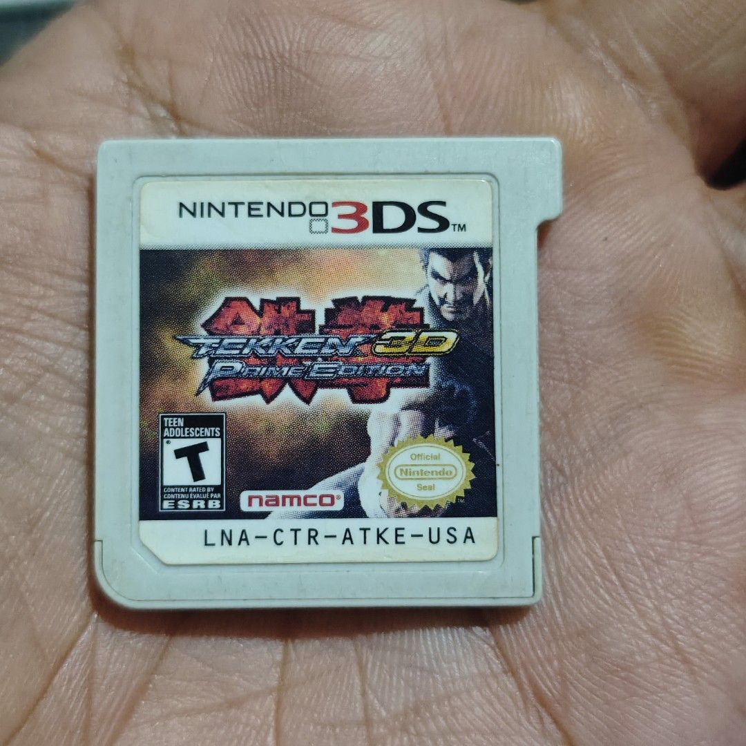 Tekken 3D Prime Edition 3DS Game (Category: Nintendo) located in Quezon City. Submitted by shopme_gadget30 (Listing ID 1467725236, Image 1). Description: kindly read the details first for sale fixed price good Condition tested and working game card only compatible to Nintendo 3ds/DS usa region qc area meet up: sm north shipping fee must shoulder by the buyer via lalamove or grab payment: bdo/gcash happy gaming everyone.