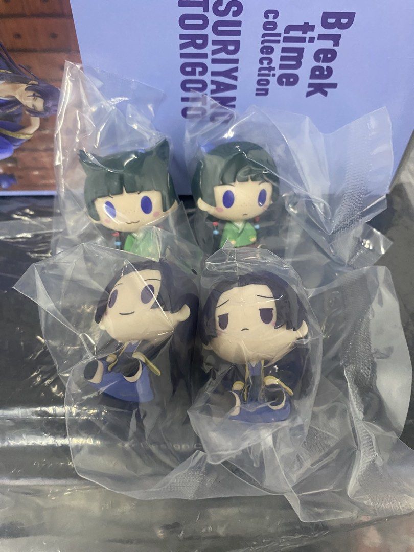 THE APOTHECARY DIARIES CHOKONOKKO SET (Category: Figurines & Statues) located in Caloocan City. Submitted by jowanas (Listing ID 1467654361, Image 1). Description: WTS Ichiban Kuji The Apothecary Diaries Chokonokko Complete Set ₱2,400 🍂 SOLD AS SET 🍂 What you see is what you get ✨ 🍂 Complete with box 🍂 Sealed figure, MIB 📍 North caloocan 🚚 Lalamove, JNT, LBC DM /Comment M to claim ✨ Happy Collecting ka-Collections! 😍.