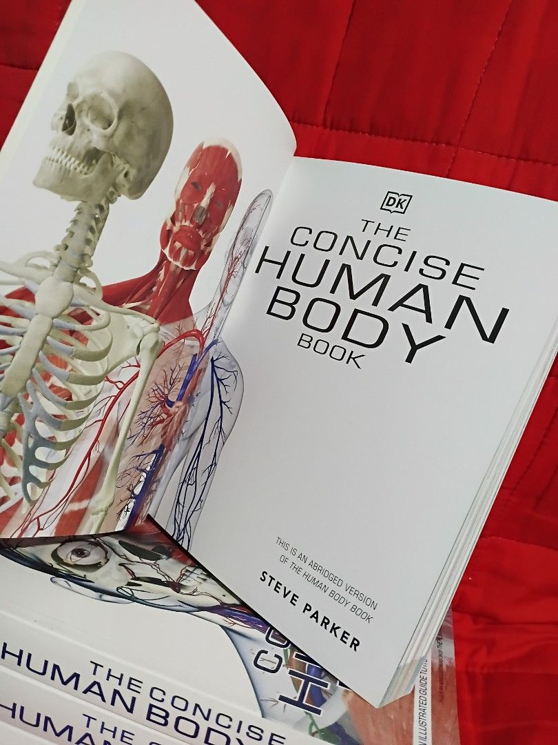 The Concise Human Body Book by Steve Parker DK (Category: Textbooks) located in Manila. Submitted by krishna_ayanami (Listing ID 1467805688, Image 2). Description: - Author: Steve Parker - Publisher: DK - Content: Detailed illustrations of body systems, organs, nephrons, and digestive tracts - Format: Hundreds of pages with clear diagrams and explanatory text - Condition: Brand new, multiple copies available - Perfect for students, self-study, or
