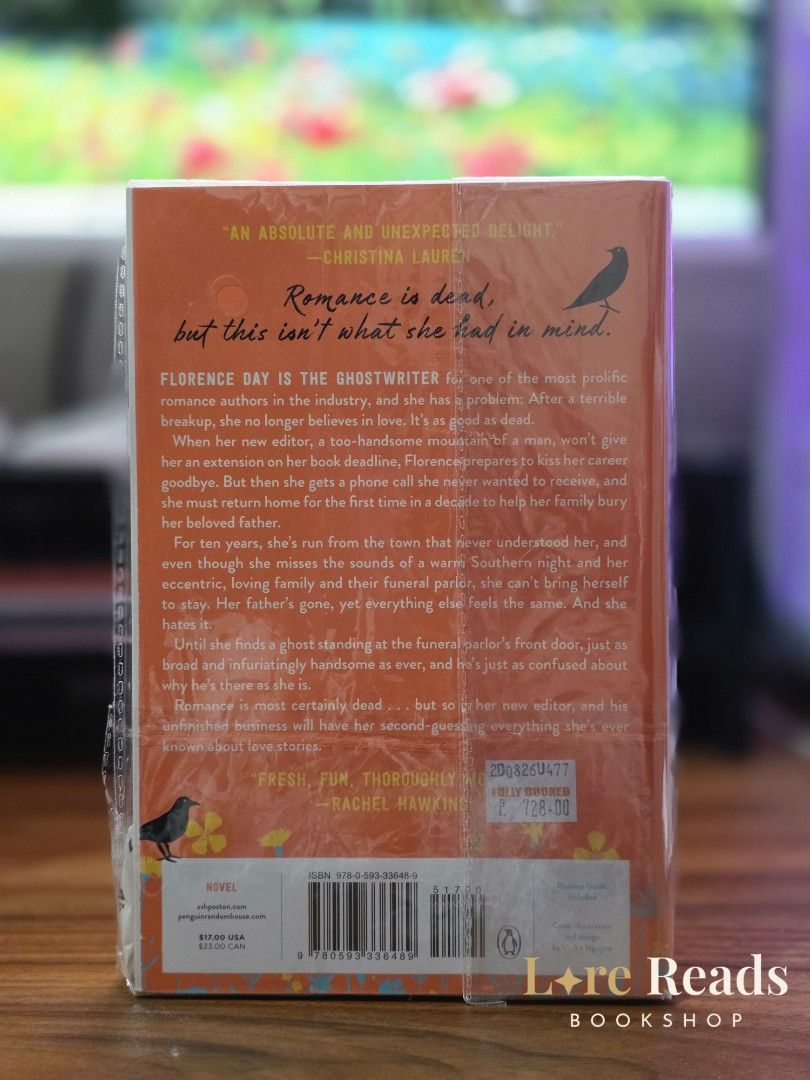 The Dead Romantics by Ashley Poston (Category: Storybooks) located in Bulacan. Submitted by sophscorner (Listing ID 1467648158, Image 2). Description: Paperback Like New 💵 One-time payment only 🏦 Maribank / Bank Transfer (UB/BPI) 🚚 J&T / Lalamove 📍 Bulacan.