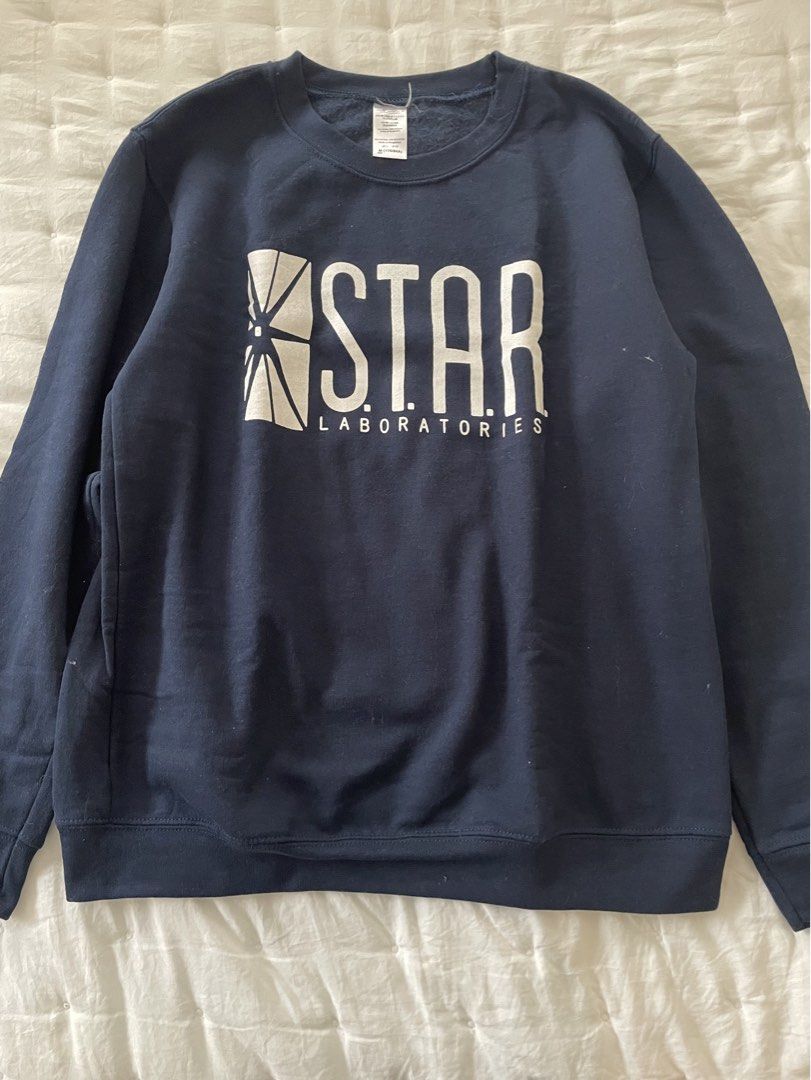 The Flash STAR Labs Sweater (Category: Coats, Jackets and Outerwear) located in Makati City. Submitted by rsnakpil03566 (Listing ID 1467719179, Image 1). Description: The Flash STAR Labs Crew Neck Sweater RFS: declutterring.