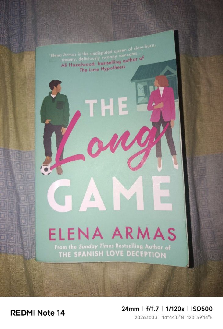 The Long Game (Category: Storybooks) located in Valenzuela. Submitted by catherinecaisipacuna25 (Listing ID 1467604922, Image 1). Description: The Long Game by Elena Armas -UK Paperback -white edges -with slight creases -some pages are with watermark like flaw but no watermark marks 😅 MOP: GCASH ONLY (PAYMENT FIRST) MOD: DIRECT J&T ONLY ✖️NO SCO✖️ LOCATION: VALENZUELA CITY.