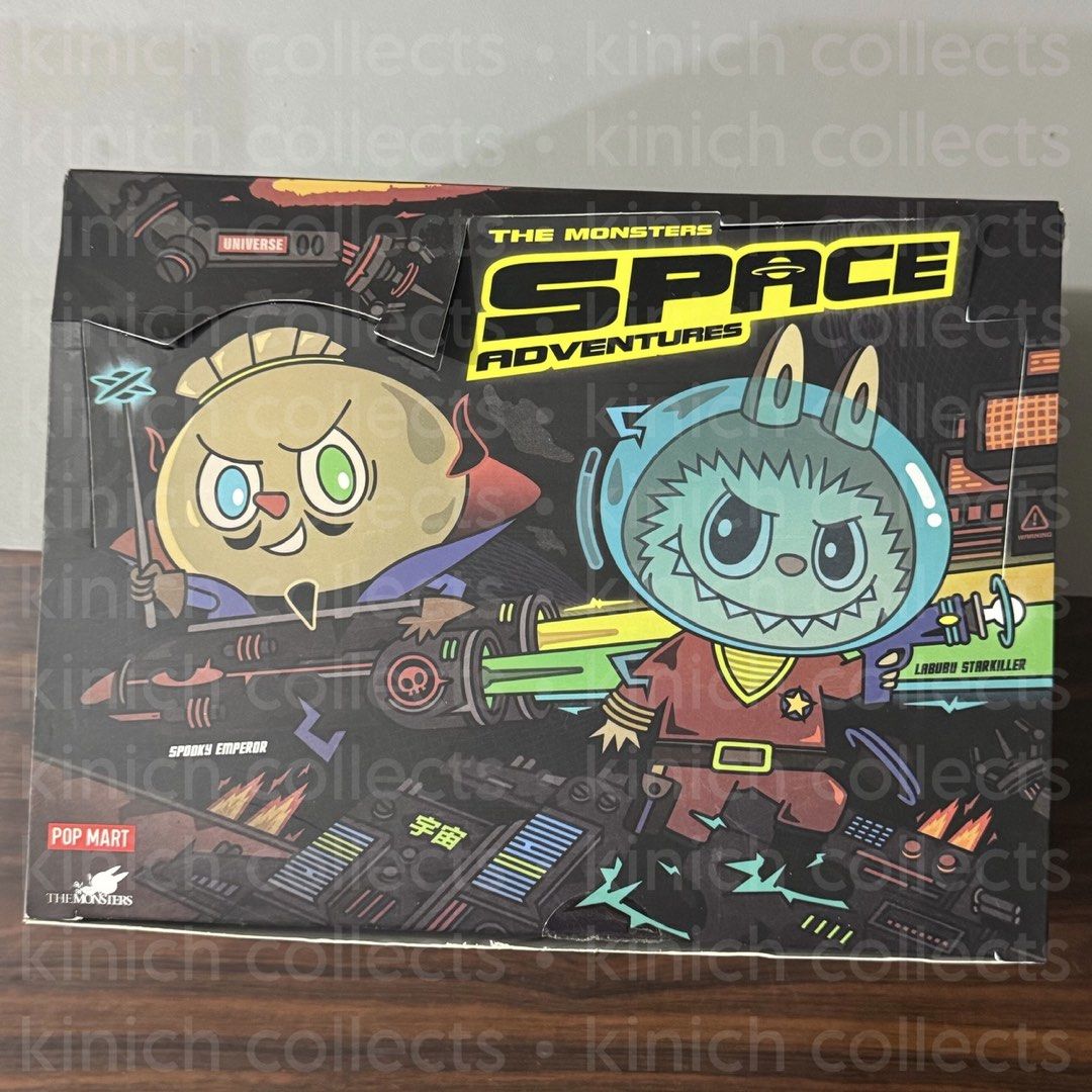The Monsters Labubu - Space Adventure figures [CONFIRMED SET] (Category: Designer & Blind Box Toys) located in Manila. Submitted by kinichcollects (Listing ID 1467768580, Image 1). Description: This is a confirmed set of The Monsters Space Adventure figures Confirmed set = boxes are opened at the bottom to check card only. all figures are in sealed foil.