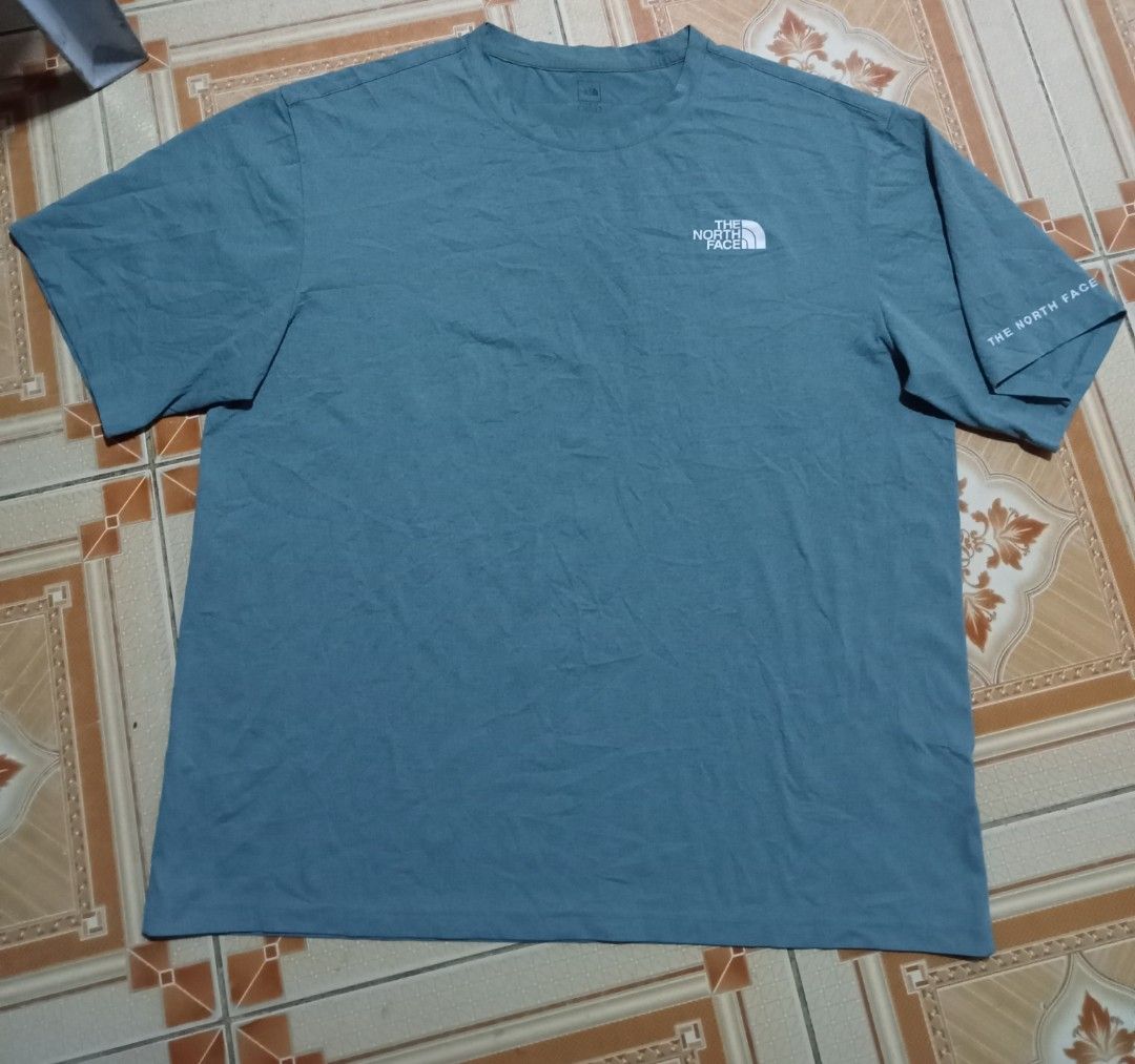 The north face tee (Category: Tshirts & Polo Shirts ) located in Alburquerque. Submitted by ayrelieonlineshop (Listing ID 1467652398, Image 1). Description: TNF loose fit men's tee size 2XL Dimensions W-24 L-28.5 Very excellent condition No pinhole or punit 9.8/10 color rate Only 650 Location liloan Cebu Philippines.