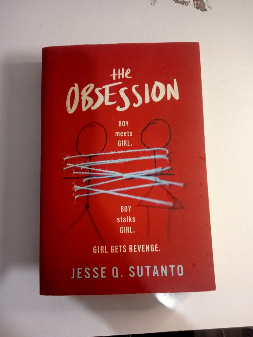 The Obsession by Jesse Sutanto (Category: Storybooks) located in Pasay City. Submitted by elirouge (Listing ID 1467715172, Image 1). Description: - bought from empire bookstore in 2024 - read only once - still in good condition.