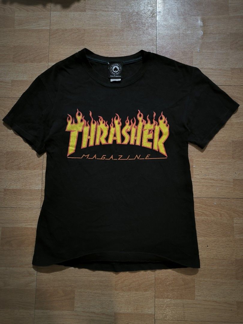 Thrasher shirt (Category: Shirts) located in Manila. Submitted by wearforce (Listing ID 1467765955, Image 1). Description: Thrasher shirt fit: small good condition color rate 9/10 449 + sf.