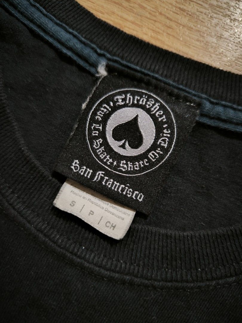 Thrasher shirt (Category: Shirts) located in Manila. Submitted by wearforce (Listing ID 1467765955, Image 2). Description: Thrasher shirt fit: small good condition color rate 9/10 449 + sf.