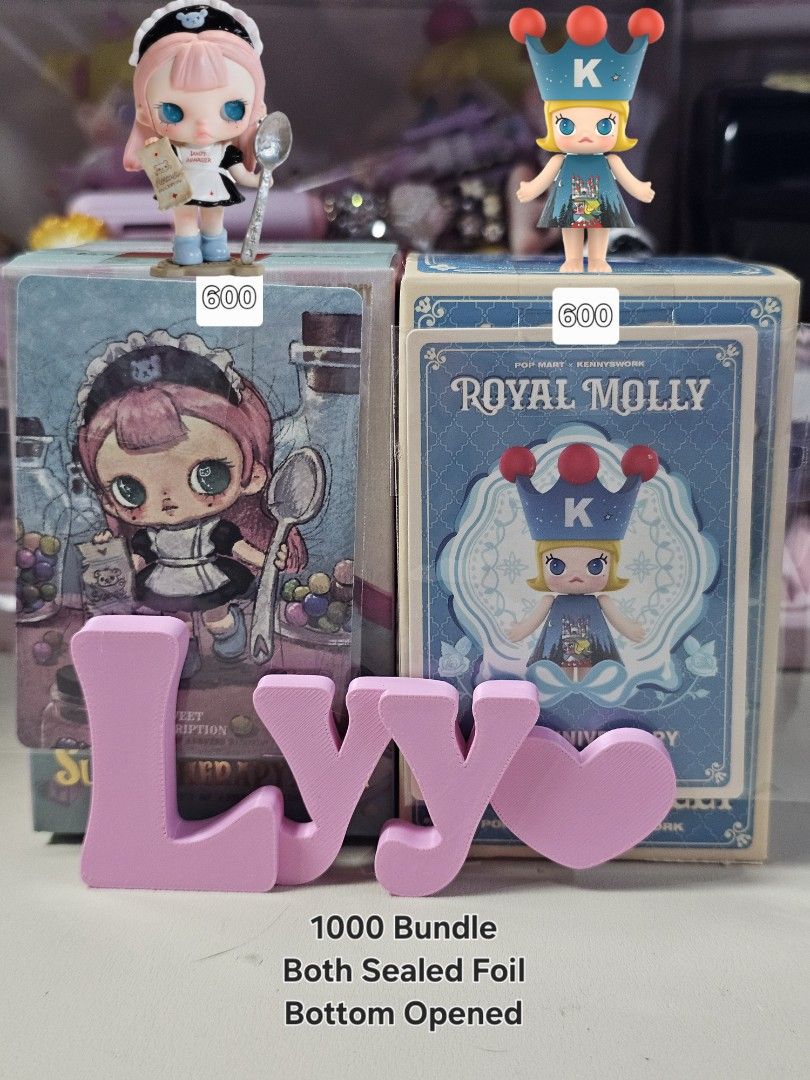 TINY TINY ROYAL MOLLY BUNDLE (Category: Designer & Blind Box Toys) located in Mataasnakahoy. Submitted by meomylyy (Listing ID 1467772539, Image 1). Description: .
