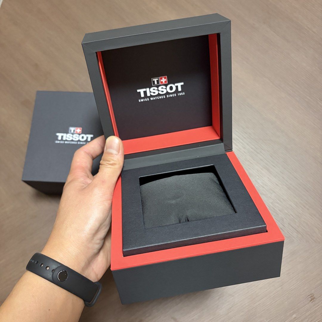 Tissot watch box authentic (Category: Men's Watches) located in Manila. Submitted by noah.kock1914 (Listing ID 1467641821, Image 2). Description: Authentic Tissot watch box, brand new and unused Price is for 1 piece. Shipping fee is not included. Ships from Binondo..
