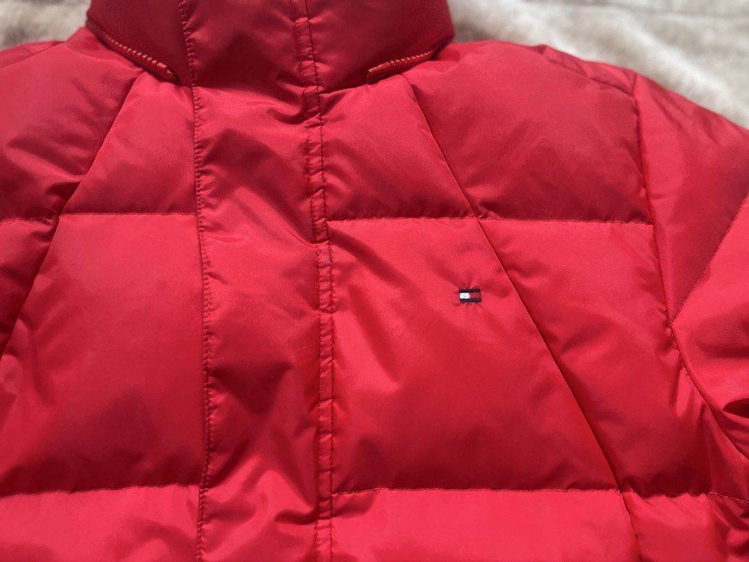 Tommy Hilfiger Red Essential Down Puffer (Category: Coats, Jackets and Outerwear) located in Baguio. Submitted by biancauyami (Listing ID 1467693585, Image 2). Description: .