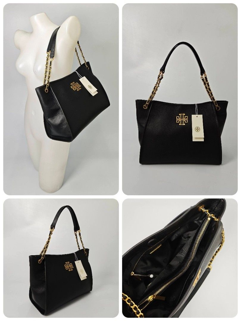 Tory Burch Britten Small Slouchy Tote black (Category: Shoulder Bags) located in Quezon City. Submitted by brittneytan (Listing ID 1467667828, Image 1). Description: .
