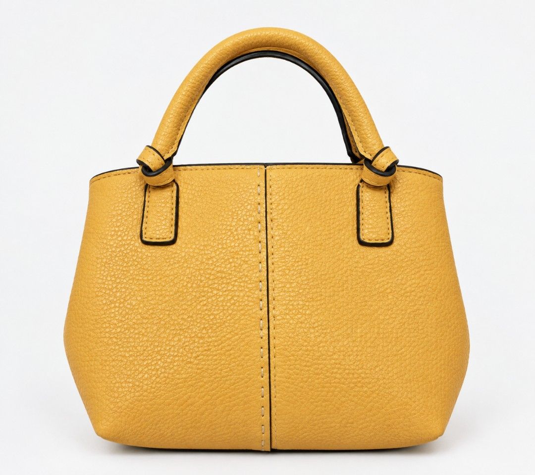 Tory Burch Mcgraw mini satchel handbag (Category: Luxury Bags & Wallets) located in Manila. Submitted by talishang_ (Listing ID 1467659691, Image 2). Description: - Authentic Tory Burch pebbled leather separated by a secure central zipped pocket with snap button closure - Designed with sturdy top handles and stylish contrast stitching on the front - Interior tag code: HKF001 11-14 - Made in China.