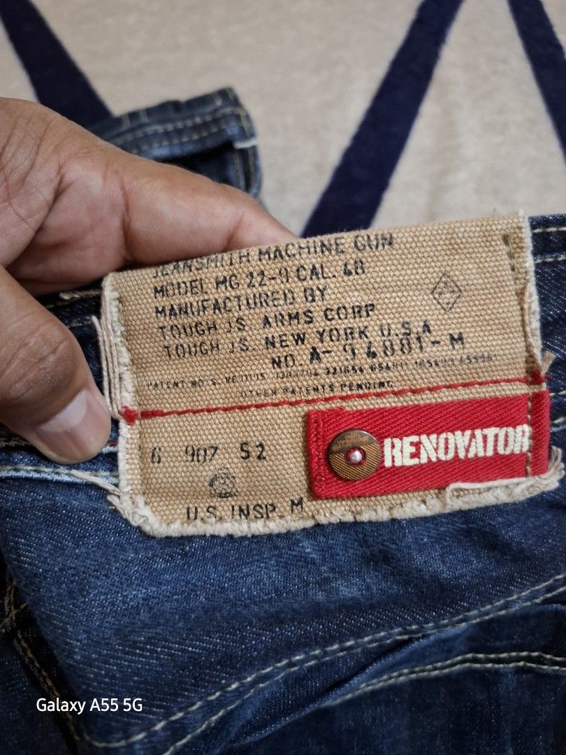 TOUGH JEANSMITH PANTS DENIM (Category: Jeans) located in Antipolo. Submitted by goldentiger-ac44 (Listing ID 1467632388, Image 3). Description: TOUGH JEANSMITH VINTAGE PANTS SIZE 32 DIMENSIONS 16 BY 42 EXCELLENT CONDITION PRICE 1200 ANTIPOLO CITY LOCATION.