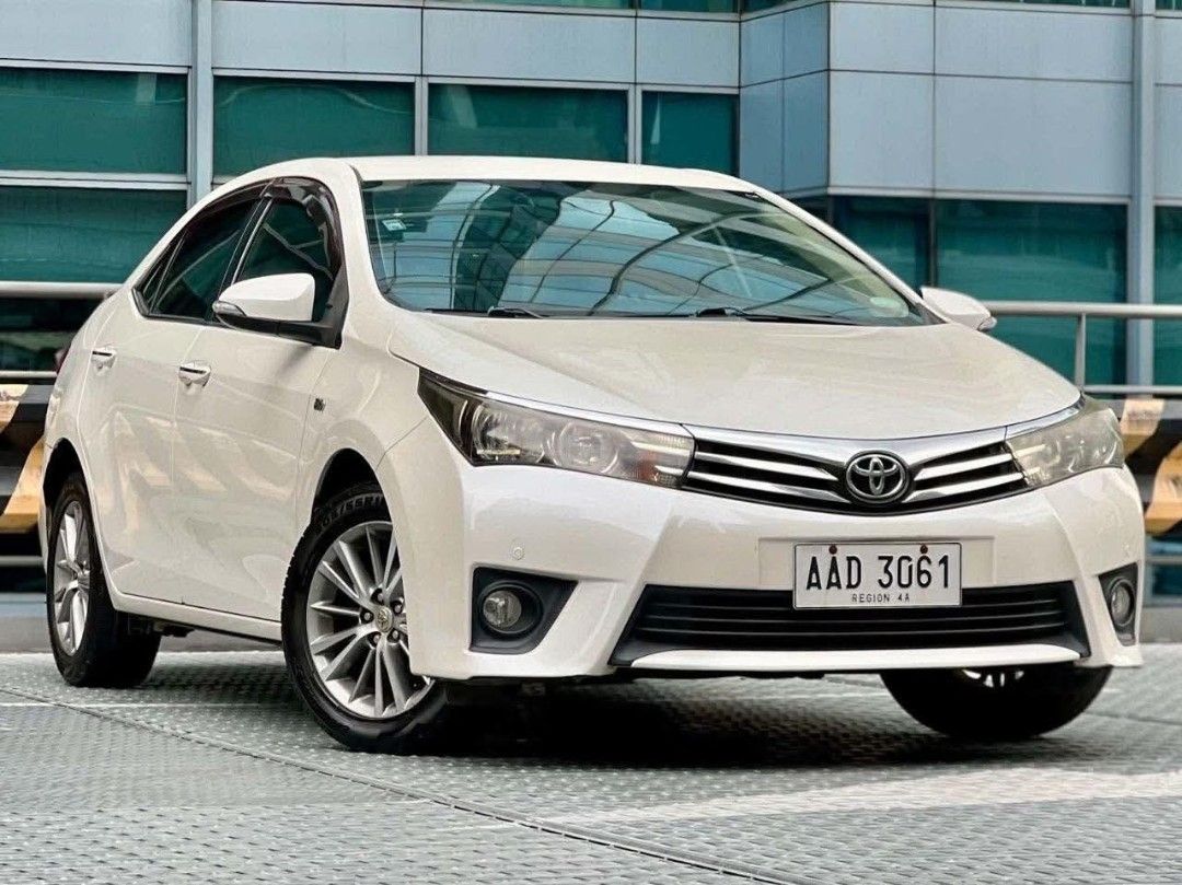 Toyota Corolla Altis 1.6 V Gas Automatic Push Start Auto (Category: Used Cars) located in Makati City. Submitted by allcarsbyjanraydejesus (Listing ID 1467658083, Image 3). Description: 2014 Toyota Corolla Altis 1.6 V Gas Automatic Push start! Php 488,000 Only‼️ ☎️0935 600 3692 JAN RAY DE JESUS 🔰SCREENSHOT THIS POST OR LOOK JAN RAY DE JESUS TO GET YOUR SPECIAL DISCOUNT🔰 ALL IN LOW DP PROMO ✅️40% ALL IN - Php 182,000 2 YRS - Php 19,595 3 YRS - P