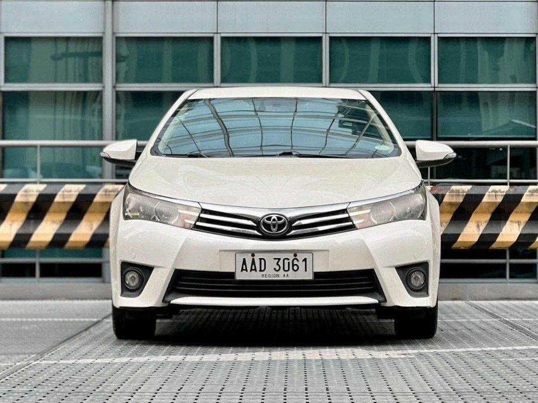 Toyota Corolla Altis 1.6 V Gas Automatic Push Start Auto (Category: Used Cars) located in Makati City. Submitted by allcarsbyjanraydejesus (Listing ID 1467658083, Image 1). Description: 2014 Toyota Corolla Altis 1.6 V Gas Automatic Push start! Php 488,000 Only‼️ ☎️0935 600 3692 JAN RAY DE JESUS 🔰SCREENSHOT THIS POST OR LOOK JAN RAY DE JESUS TO GET YOUR SPECIAL DISCOUNT🔰 ALL IN LOW DP PROMO ✅️40% ALL IN - Php 182,000 2 YRS - Php 19,595 3 YRS - P
