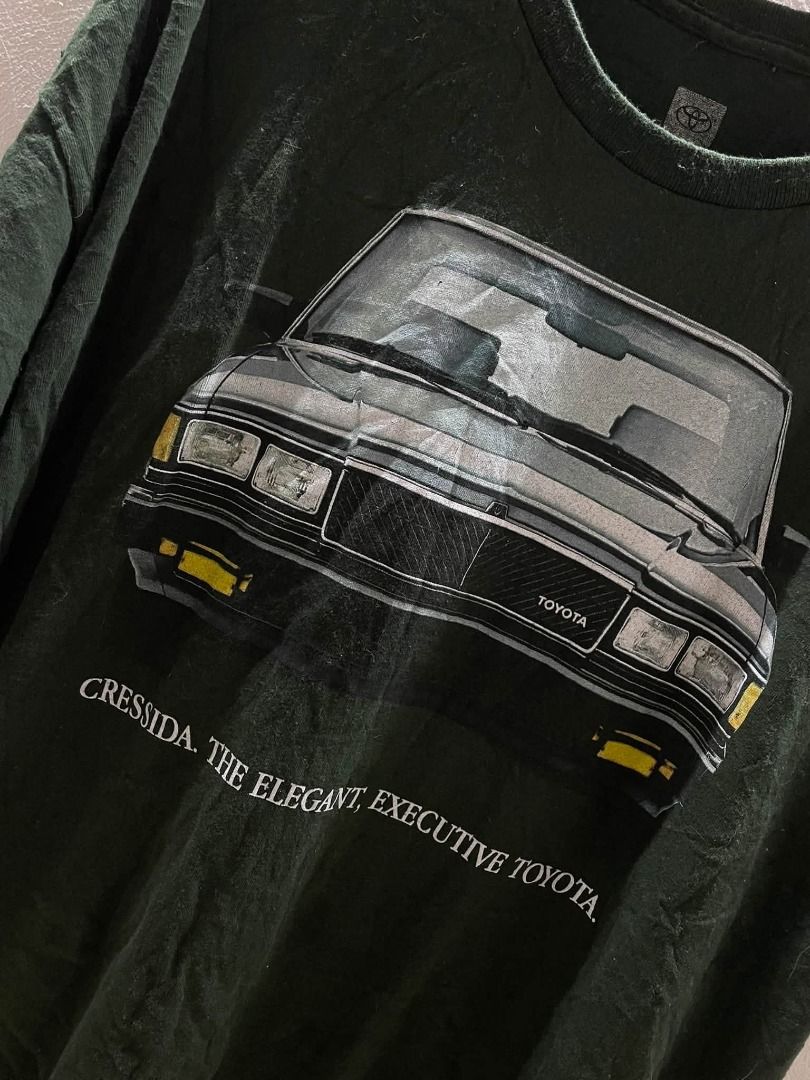 TOYOTA CRESSIDA (Category: Tshirts & Polo Shirts ) located in Caloocan City. Submitted by vntgxlocalsph (Listing ID 1467731649, Image 3). Description: DIMES : 24x29.5 BEST FIT XL ISSUE : MIN CRACKS.