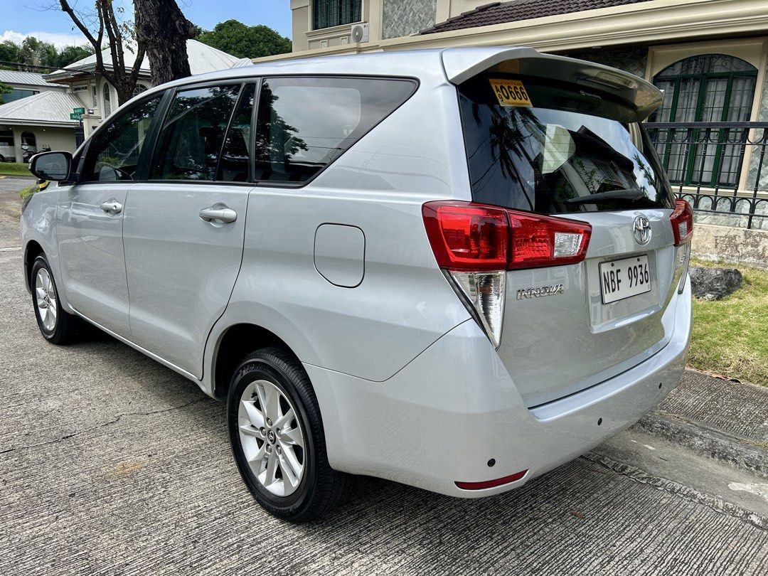 Toyota Innova 2.8 E Diesel Auto (Category: Used Cars) located in Manila. Submitted by jay.liwanag (Listing ID 1467839281, Image 3). Description: Selling our 2019 Toyota Innova E 1GD Engine Turbo Diesel Automatic transmission 70,000 kilometers only Original mileage Casa maintained No issues Perfect engine Strong Aircon 2023-24 Yokohama Tires 90% threadlife Shiny original paint First own Complete papers Ready and free transfer of ownership 3 origin