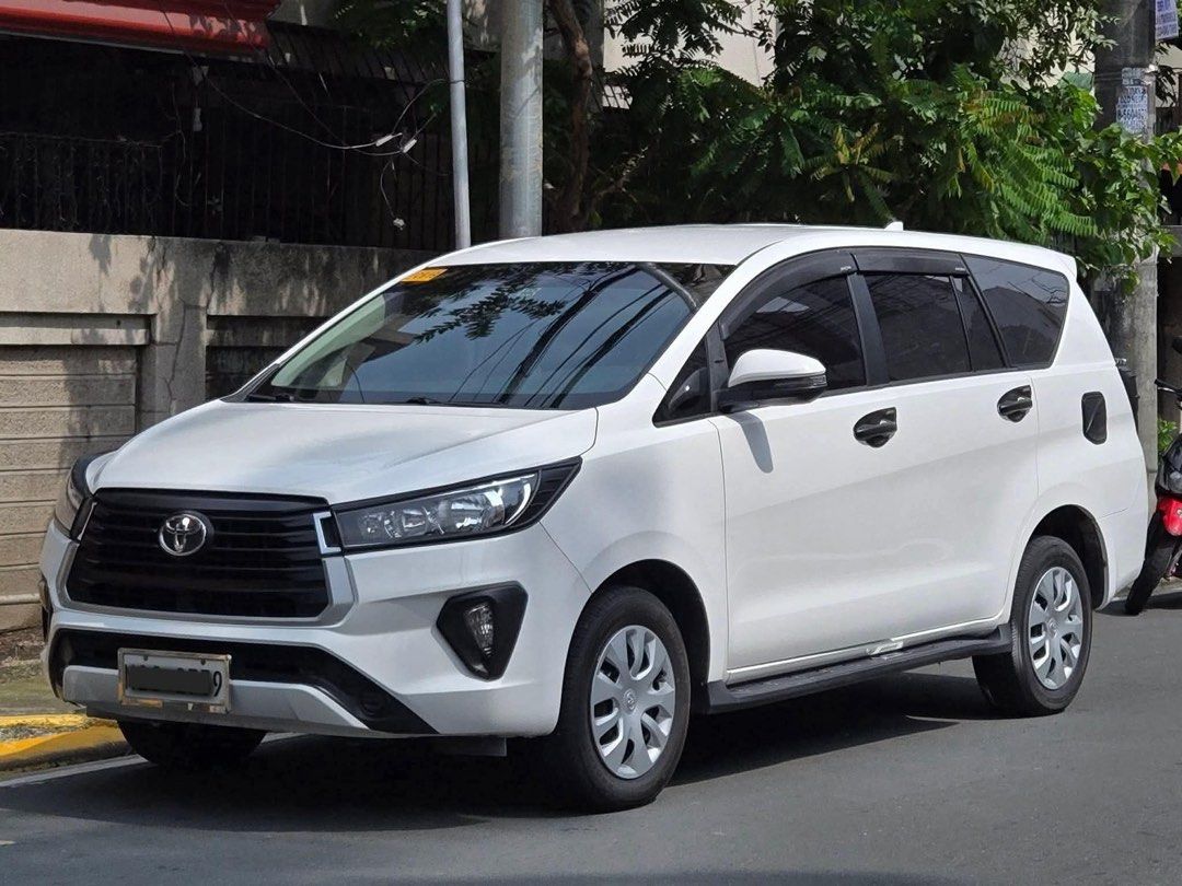 Toyota Innova J Auto (Category: Used Cars) located in Manila. Submitted by quality_cars (Listing ID 1467683682, Image 2). Description: FOR SALE / FOR FINANCING‼️ 2023 TOYOTA INNOVA J DIESEL MANUAL Cash- 755,000‼️ Financing - 120,000 ALL IN DOWNPAYMENT‼️ 24- 41,859 36- 30,193 48- 24,576 2.8L Turbo Diesel Engine 5-Speed Manual Transmission 43k Mileage Only 8-Seater MPV Diesel — Practical for Daily Use Rear-Wheel Drive (RWD) Manual Air Conditioning 