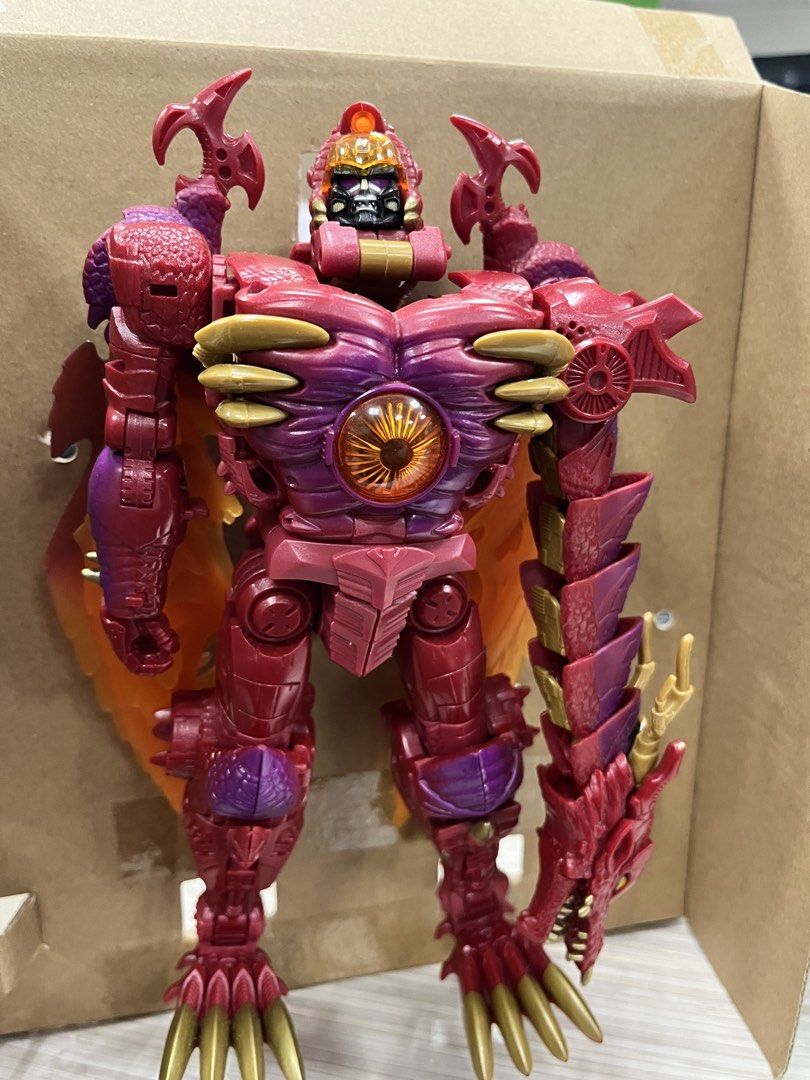 Transformers Legacy Evolution Transmetal II Megatron Leader Class (Category: Action & Battle Toys) located in Quezon City. Submitted by rosaliash99047 (Listing ID 1467657311, Image 2). Description: - Item: Transformers Legacy Evolution Transmetal II Megatron - Class: Leader Class - Mode: Converts from robot to dragon - Features: Orange chest core detail and gold claws - Packaging: Original box included with minor wear on the top flap - Condition: