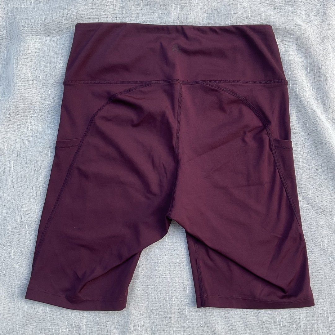 TSLA BIKER/CYCLING SHORTS (Category: Activewear) located in Basista. Submitted by b.boutique (Listing ID 1467688357, Image 2). Description: TSLA BIKER/CYCLING SHORTS Size: 27-33 Color: Maroon Like new condition! With side pockets! HIGHWAISTED!.