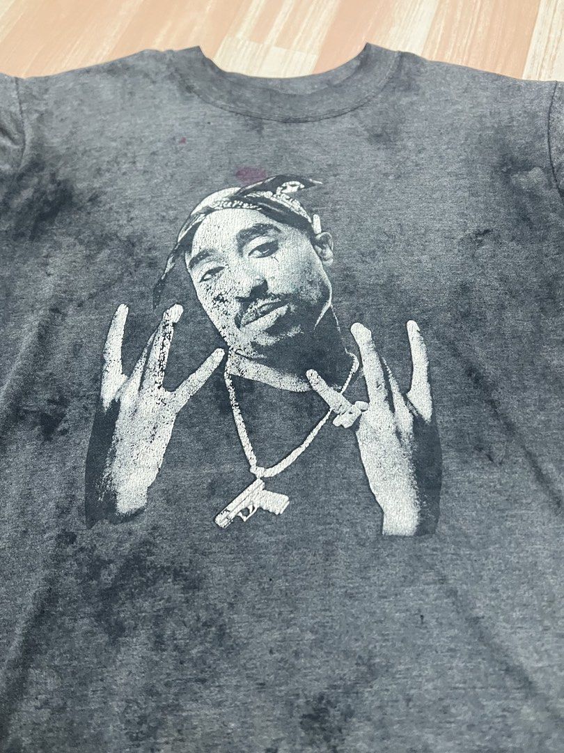 tupac thrashed condi (Category: Tshirts & Polo Shirts ) located in Naga. Submitted by retro_rackph (Listing ID 1467750870, Image 2). Description: thrashed condi asian boot .