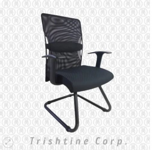 TVIS-027 | Visitor Midback Mesh Chair (Category: Office Furniture & Fixtures) located in Caloocan City. Submitted by jim.trishtineofficefurnitures (Listing ID 1467656492, Image 1). Description: Visitors midback chair with adjustable armrest, lumbar back support, fabric seat mesh backrest, sled-type base Item size: L60 x W58 x H97cm Weight capacity: 80-100kgs Color: Black DISCLAIMER: PRICE IS FOR POSTING PURPOSES ONLY.