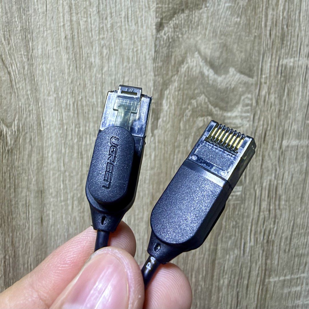 UGreen Ethernet Data Cable UTP (100cm) ₱150 (Category: Cables & Adaptors) located in Taguig. Submitted by cee.declutters (Listing ID 1467753518, Image 2). Description: UGreen Ethernet Data Cable UTP (100cm) ₱150 4PR/26AWG Stranded U/UTP CAT6A Patch Cable Tested working Pick-up at my location in Taguig or shipping anywhere via Lalamove/JNT (SF c/o buyer).