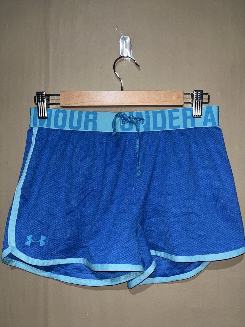 Under Armour UA Tech Play Up Shorts (Category: Shorts) located in Maasin. Submitted by javier_ken (Listing ID 1467710451, Image 1). Description: Under Armour UA Tech Play Up Shorts ₱200+Sf Cut papers✂️ Dimes Waistline-28 Width -16 Length-11 Good quality condition ✅ Need wash♻️ Color rate 10/10 📍Maasin City Southern Leyte,Visayas 6600 .