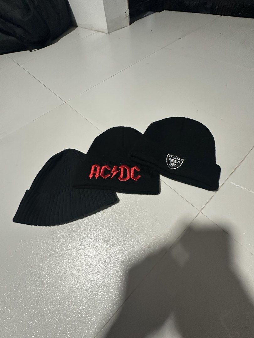 Uniqlo AC/DC Raiders (Category: Caps & Hats) located in Manila. Submitted by royal_vintage_thriftshop (Listing ID 1467722751, Image 1). Description: All 300 UNIQLO. 1time Used AC DC. Brand new RAIDERS . Brand new .