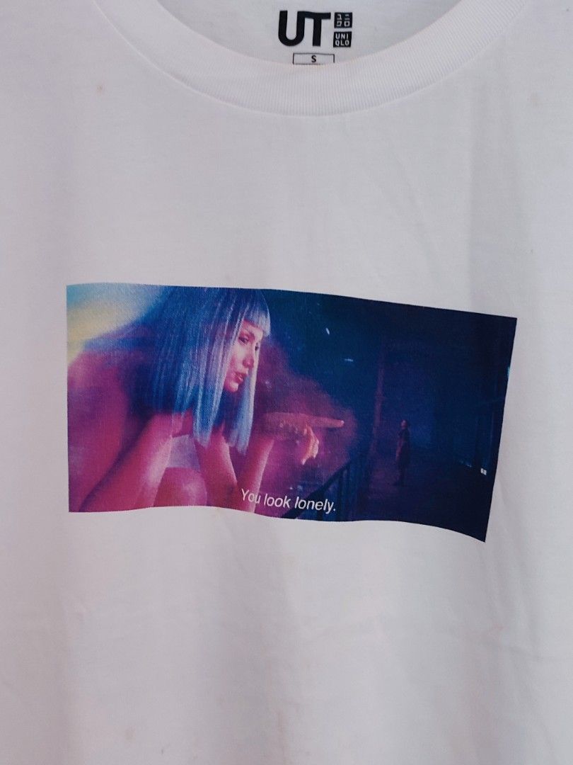 Uniqlo Blade Runner Shirt (Category: Tshirts & Polo Shirts ) located in Ibajay. Submitted by trendholicrepublique (Listing ID 1467670304, Image 3). Description: Uniqlo Blade Runner Shirt 179 PHP Color Rate 9.5/10 Small On Tag (19 x 25) Very Good to Excellent Condition (need wash) Issue: some washable stains.