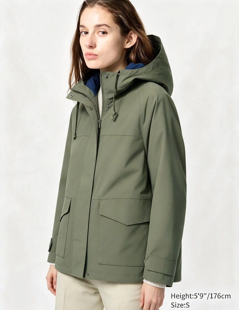 UNIQLO MOUNTAIN PARKA (Category: Coats, Jackets and Outerwear) located in Puerto Princesa. Submitted by kelvinfabr75674 (Listing ID 1467703248, Image 1). Description: Size XS-S 18 width 24 length NO ISSUE LIKE NEW CONDITION Color rate 10📌.