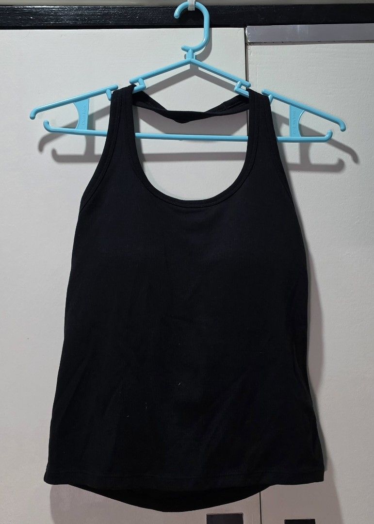 Uniqlo Open Back Halter Bra Top (black) (Category: Sleeveless) located in Pasig City. Submitted by clau.ph (Listing ID 1467709532, Image 1). Description: .