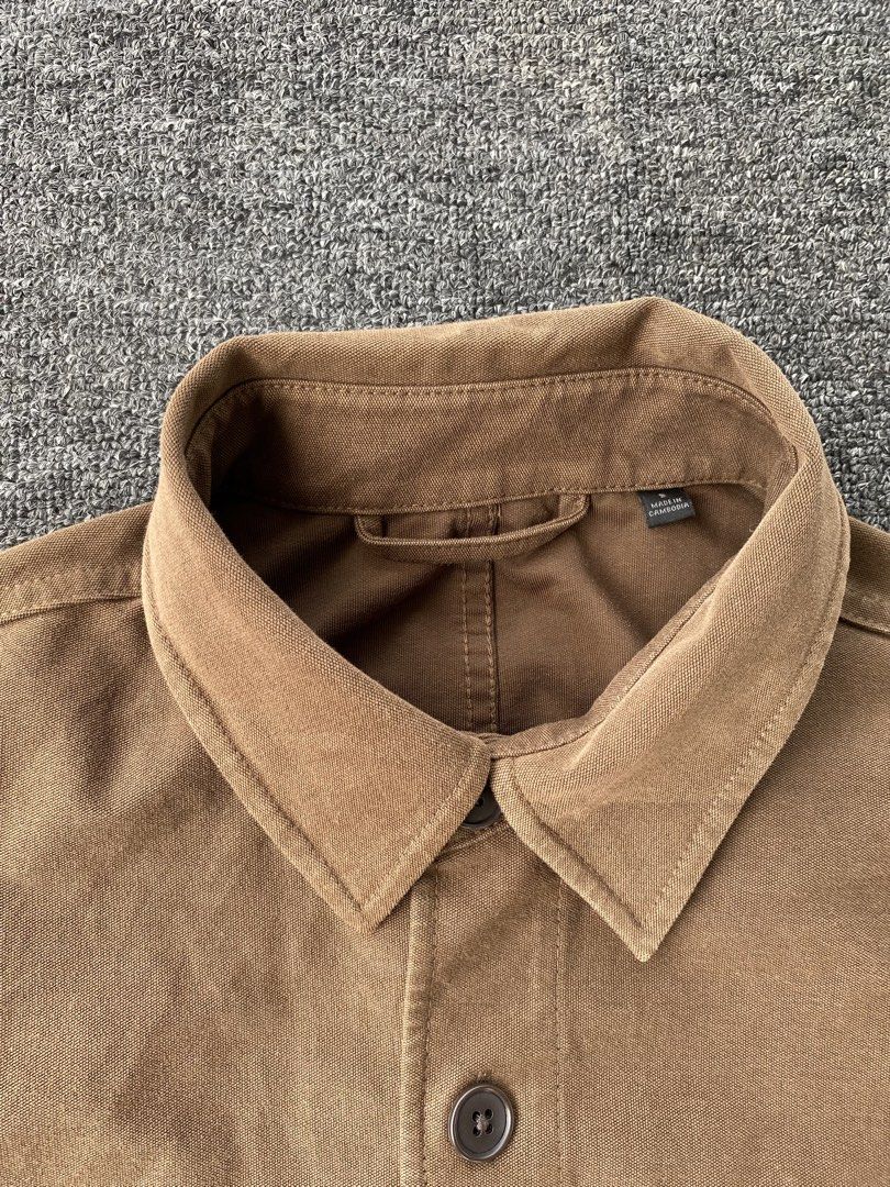 Uniqlo Over Shirt Jacket (Jersey) (Category: Coats, Jackets and Outerwear) located in Zamboanga. Submitted by ak.hunt (Listing ID 1467745138, Image 3). Description: -size small Dimension Chest-22 Shoulder-18 Sleeve-22 Length-28 Condition excellent No issue Price:680+sf Pm.