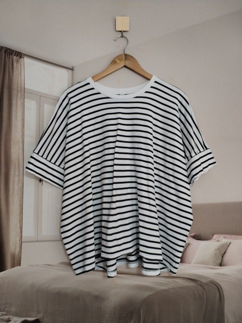 Uniqlo striped top (Category: Shirts) located in Lucena. Submitted by styleddsc (Listing ID 1467682777, Image 2). Description: .