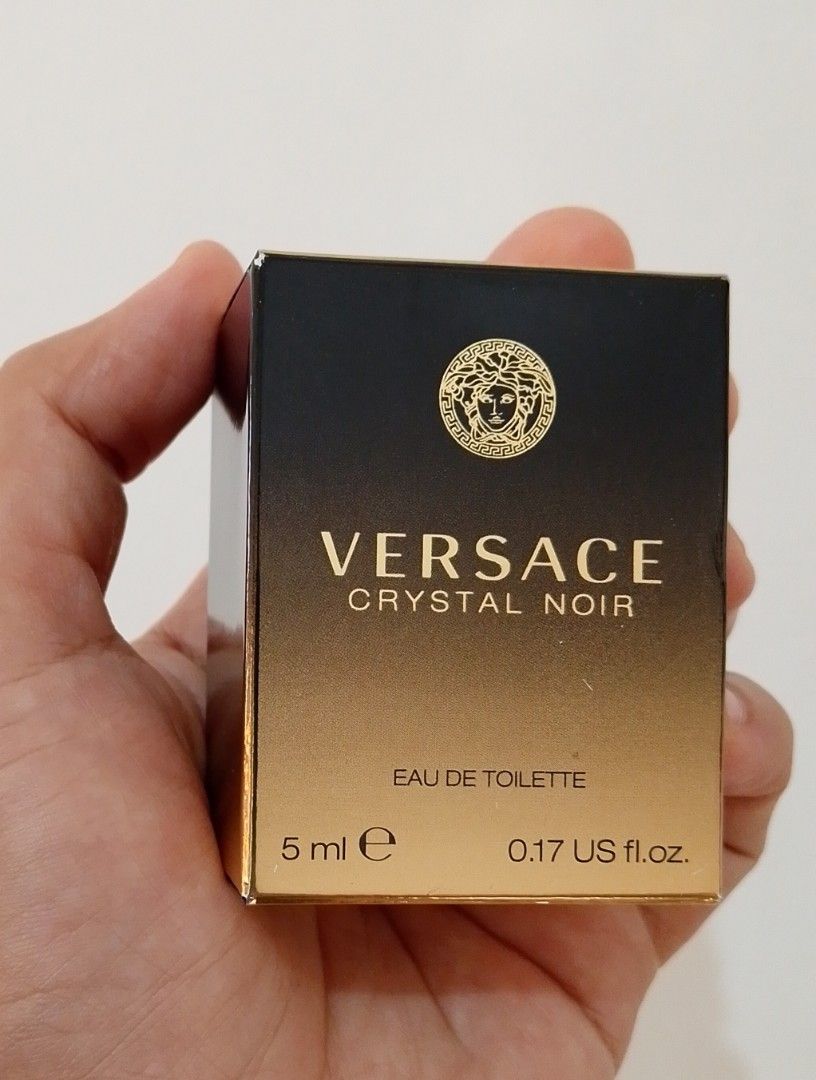 Versace Crystal Noir perfume mini 5ml (Authentic!! From U.S Balikbayan box! (Category: Fragrance & Deodorants) located in Adams. Submitted by japanusacollectionsstuff (Listing ID 1467680806, Image 3). Description: .