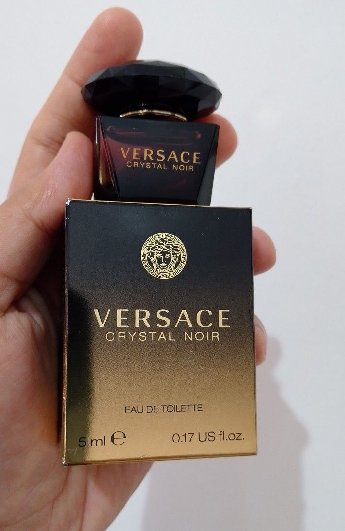 Versace Crystal Noir perfume mini 5ml (Authentic!! From U.S Balikbayan box! (Category: Fragrance & Deodorants) located in Adams. Submitted by japanusacollectionsstuff (Listing ID 1467680806, Image 2). Description: .