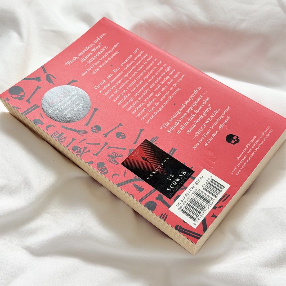 Vicious by VE Schwab (Category: Storybooks) located in Iriga City. Submitted by cheeze_k3yk (Listing ID 1467657325, Image 3). Description: ‼️ PLEASE READ BELOW ⬇️ FAQs: 💬 Legit po ba? Reprint po ba? - We usally say “reprint” when referring to counterfeits. Reprints are referred to latest editions of the book legally licensed by the publishing company. Take for example a book published in 1940 is its first edition. It’s being republished as the y