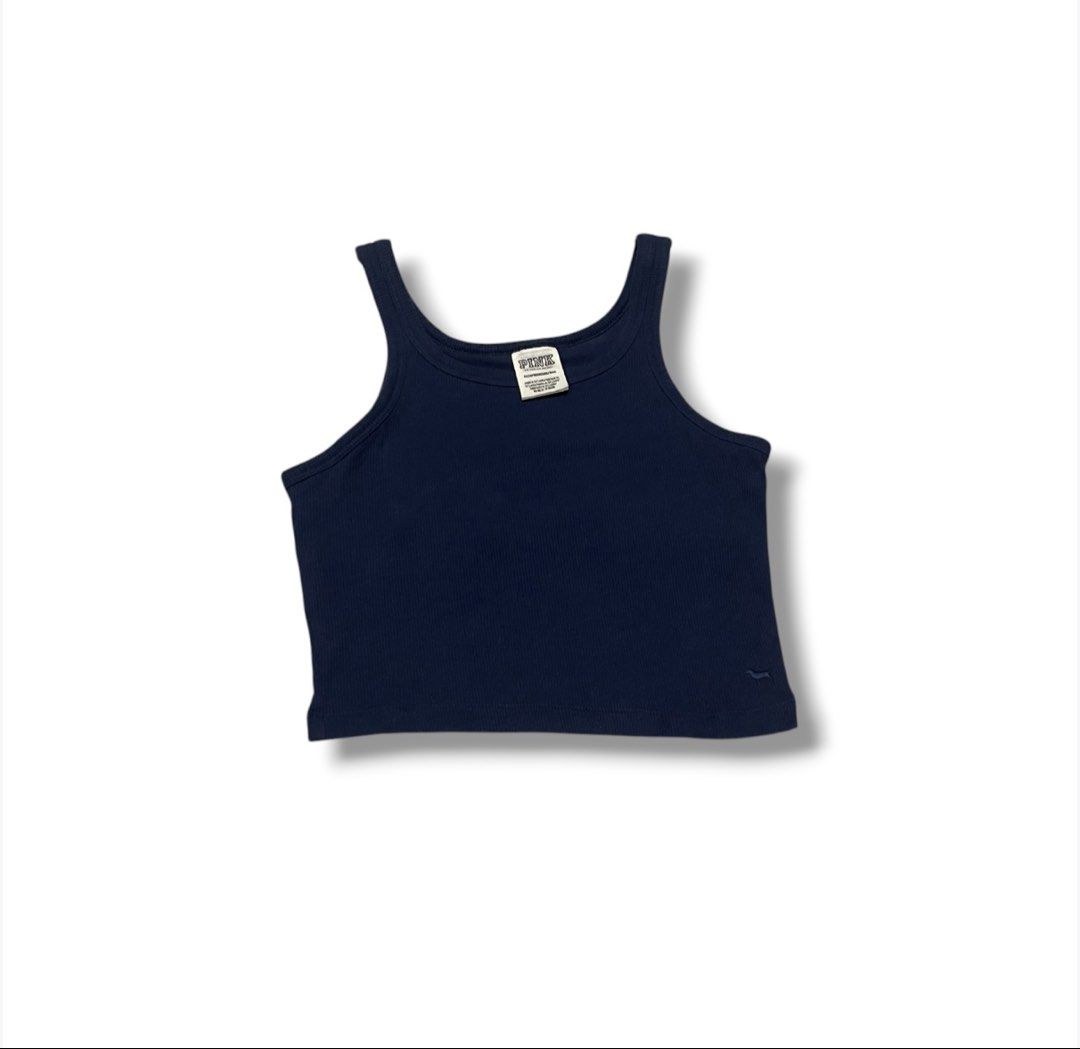 Victoria Secret Embroid Crop Top (Category: Sleeveless) located in Bulacan. Submitted by sanjisthrift (Listing ID 1467635492, Image 1). Description: Size Small Width 12 Length 14.5 Very Good Condition 9/10.