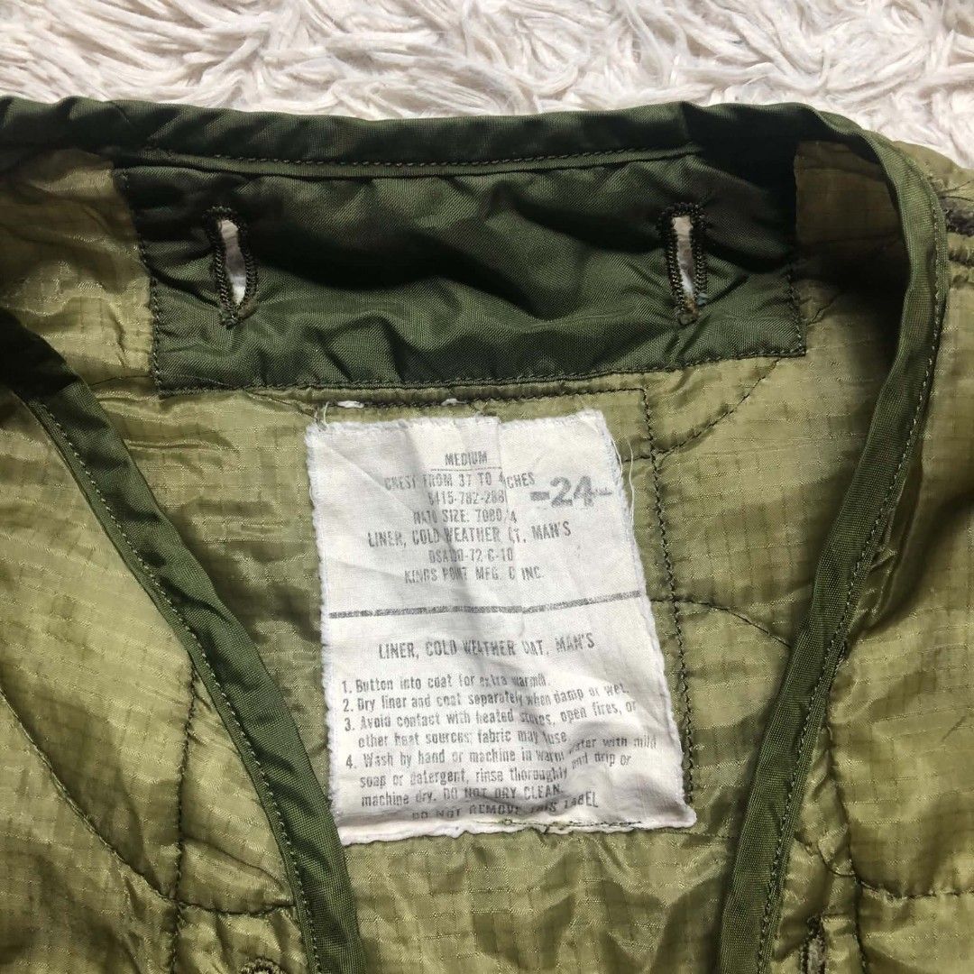 Vintage 1960's M65 field Liner jacket (Category: Coats, Jackets and Outerwear) located in Manila. Submitted by truecat.00a53a (Listing ID 1467742674, Image 2). Description: size large Good condition.