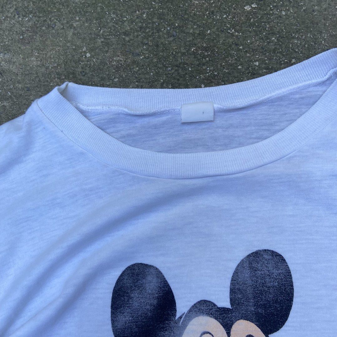 Vintage 1980’s Mickey Mouse Graphic Tee (Category: Tshirts & Polo Shirts ) located in Angeles City. Submitted by eriellynnthrifts (Listing ID 1467738287, Image 3). Description: 22x30 Good Condition from the 80’s. See photo for details 490 Angeles City Pampanga.