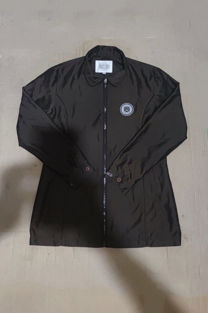 Vintage Alfredo Versace Harrington Jacket (Category: Announcements) located in General Santos City (Dadiangas). Submitted by thrifthing1 (Listing ID 1467763868, Image 1). Description: Vintage Alfredo Versace Harrington Jacket Excellent condition no hidden issue Dimes 18W 28L.