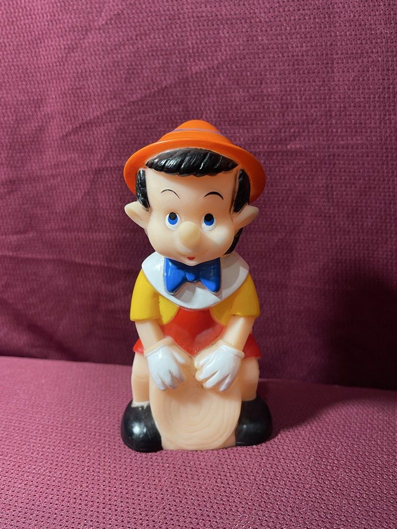Vintage Disney Pinocchio squeeze toy (Category: Figurines & Statues) located in Manila. Submitted by dstrangerthings (Listing ID 1467743476, Image 1). Description: .