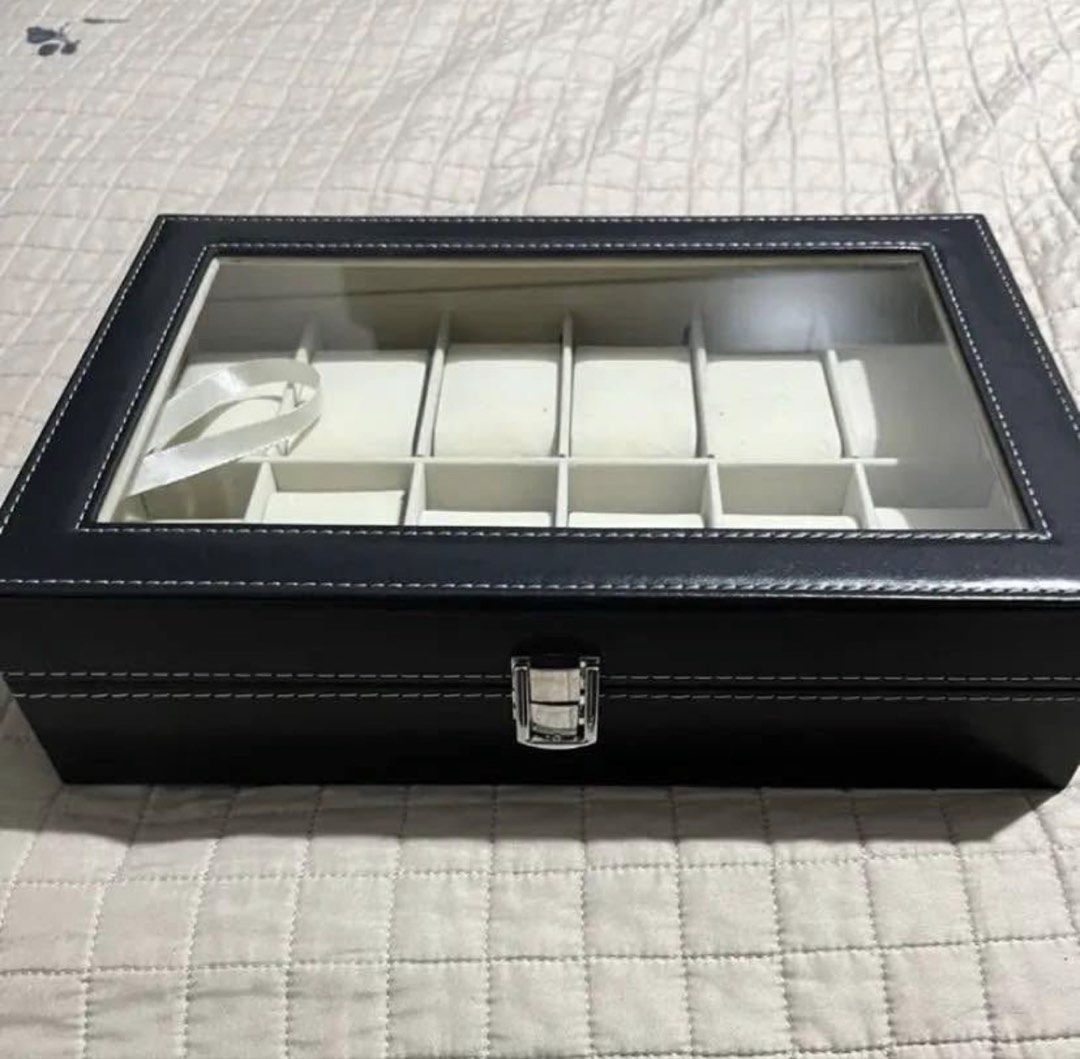Watch Organizer (12 Slots) (Category: Accessory Holder, Box & Organizers) located in Makati City. Submitted by sirifinds (Listing ID 1467713523, Image 1). Description: — brand new, never used with box pa.