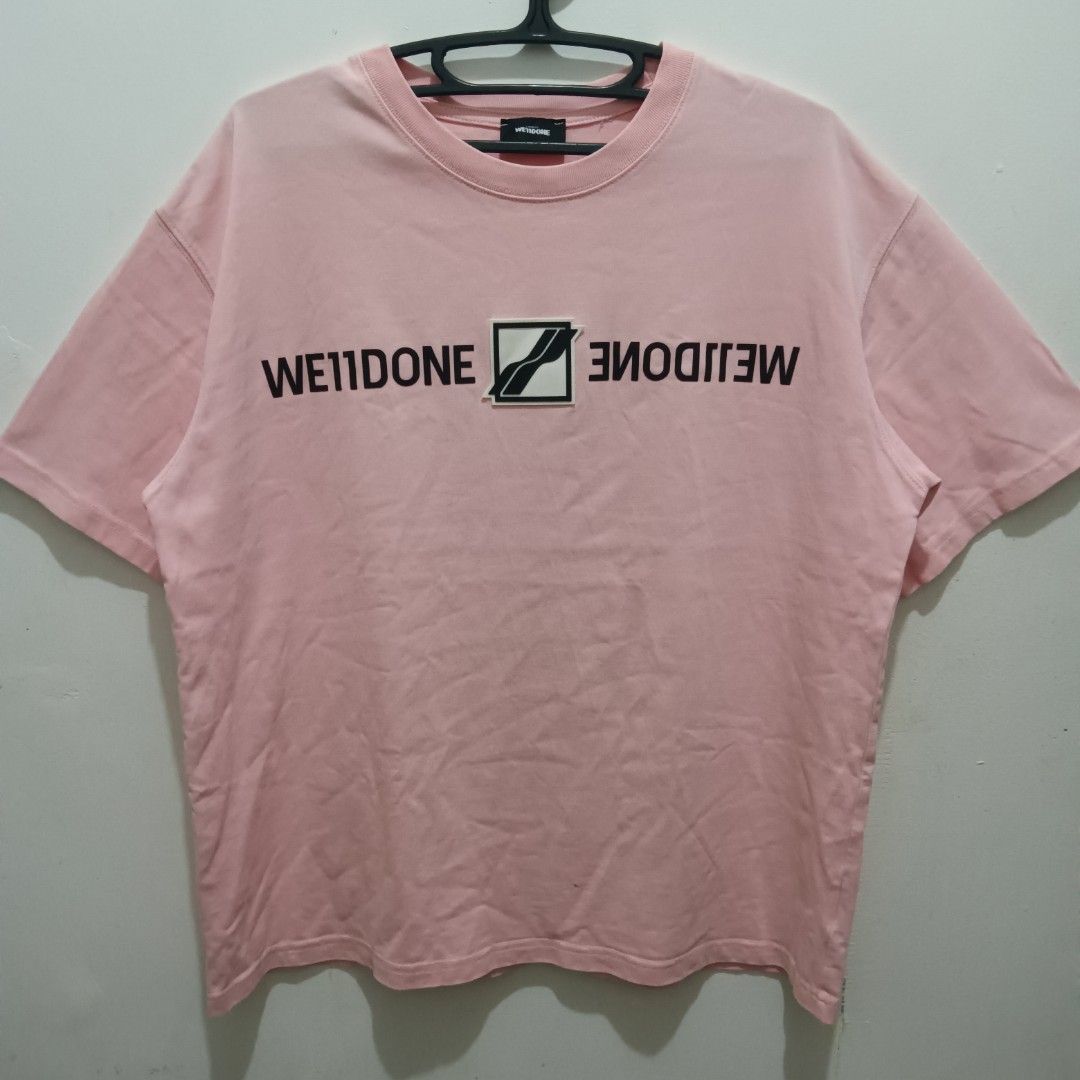 WELLDONE Mirror Logo Shirt (Category: Tshirts & Polo Shirts ) located in Caloocan City. Submitted by jaychingsss (Listing ID 1467756614, Image 1). Description: Welldone Mirror Logo Shirt - 300 23x27 Complete Tags Color Rate: 9.5/10 No issue NEED WASH.