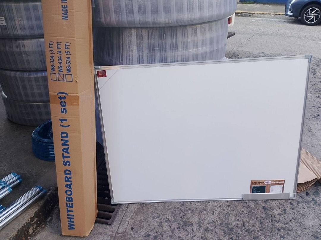 white board (4ft x 5ft) (Category: Everything Else Others) located in Manila. Submitted by 09171479278_elsie. (Listing ID 1467647351, Image 2). Description: white board (4ft x 5ft).