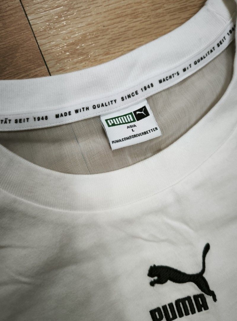 White puma dress (Category: Dresses) located in Manila. Submitted by wearforce (Listing ID 1467757953, Image 3). Description: White Puma dress fit: M-L good condition color rate 10/10 299 + sf.